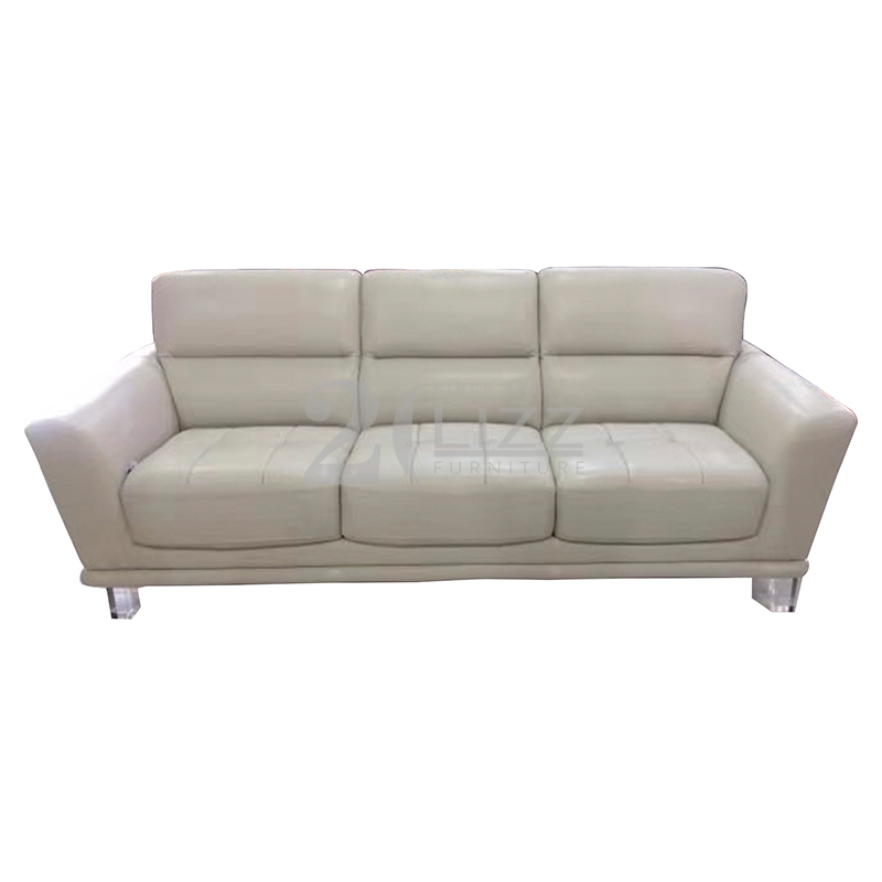 divano da soggiorno tradizionale grande grigio