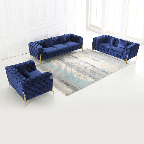 Divano moderno in tessuto Chesterfield per mobili
