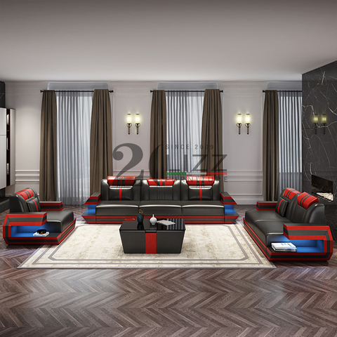 Divano Componibile Led con Chaise Lounge