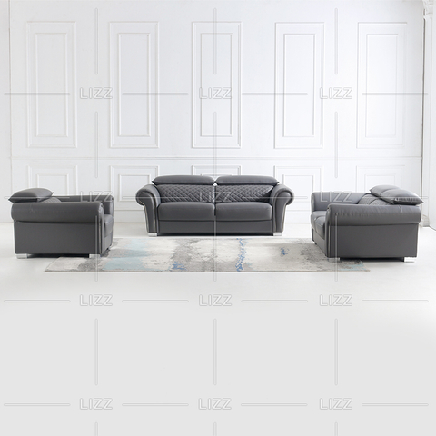 Divano moderno in vera pelle di ultimo design